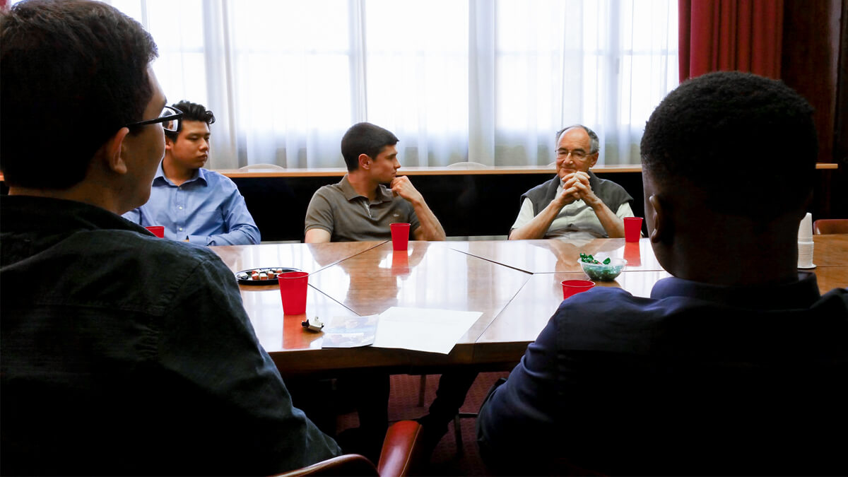 interns with Migrants and Refugees Czerny