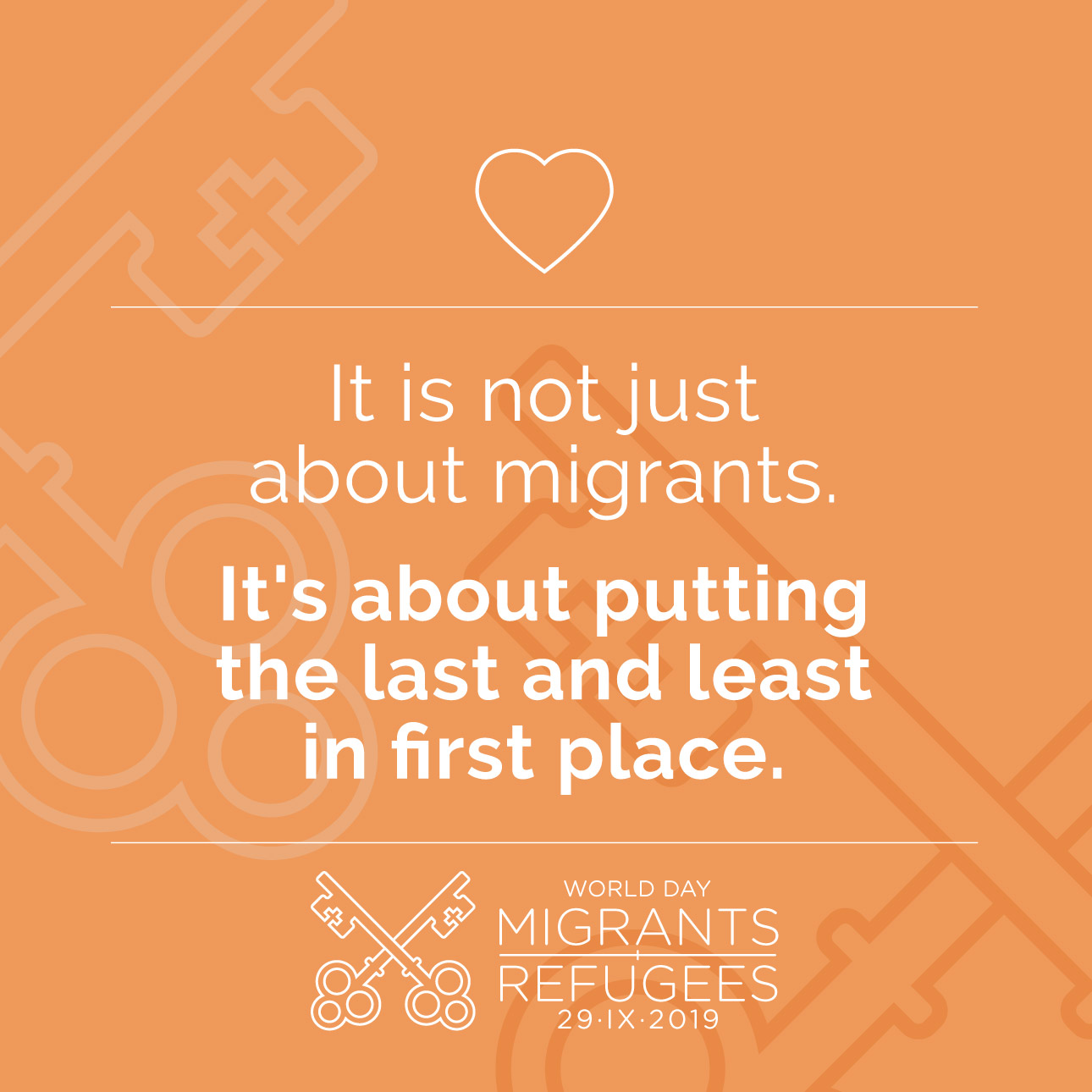 putting last and least in first place Migrants and Refugees